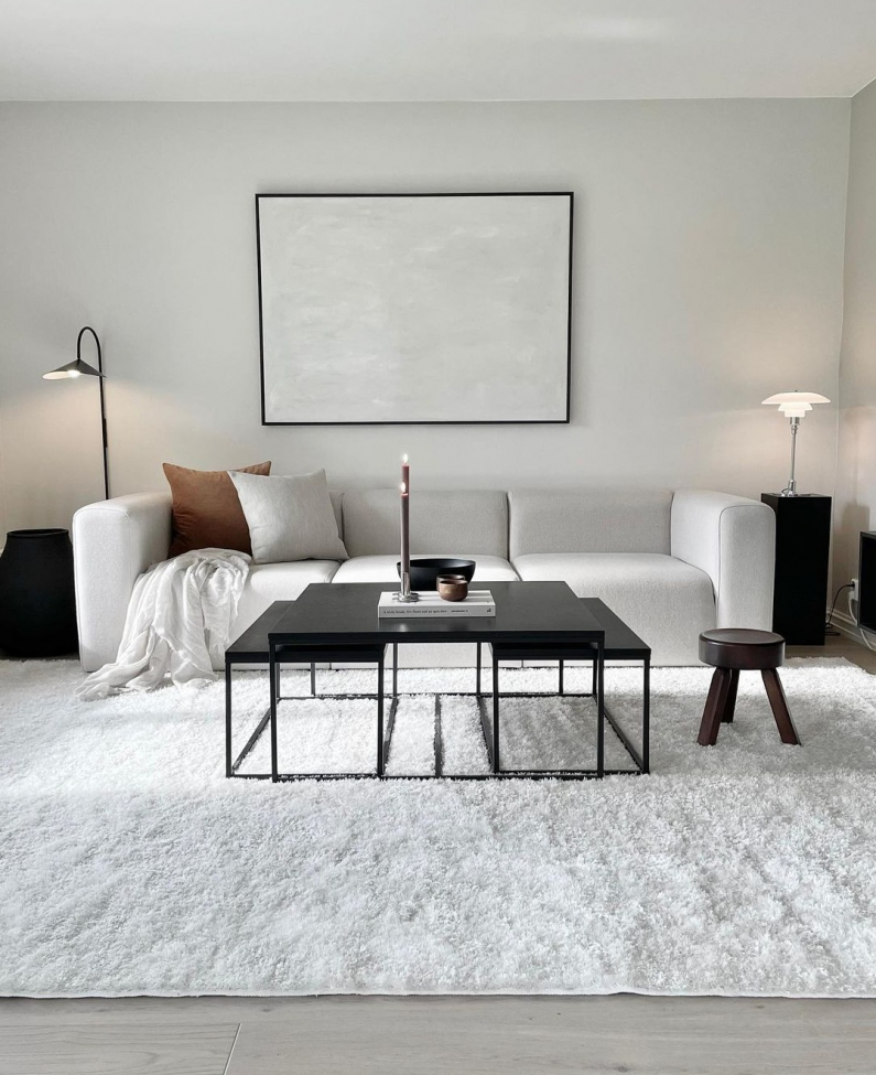 Vloerkleed 'Cosy' 160x230cm - Wit