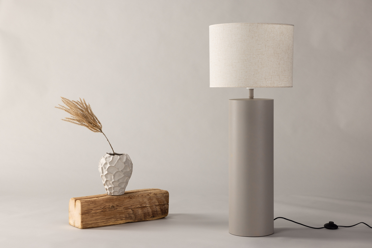 Vloerlamp 'Ulricehamn' - Grijs