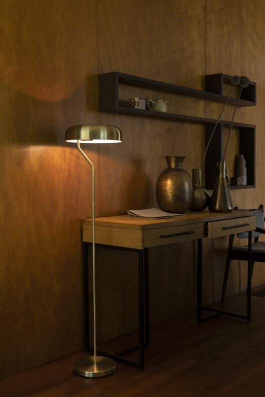 Vloerlamp 'Eclipse' - Zwart