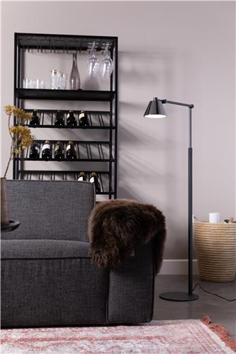 Vloerlamp 'Lub' - Zwart