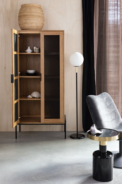 Vloerlamp 'Orion' 25x25 - Zwart