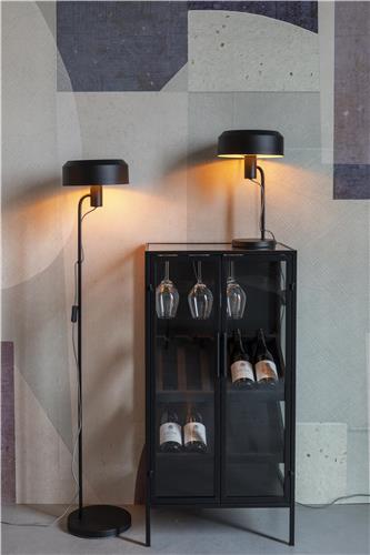 Vloerlamp 'Landon' - Zwart
