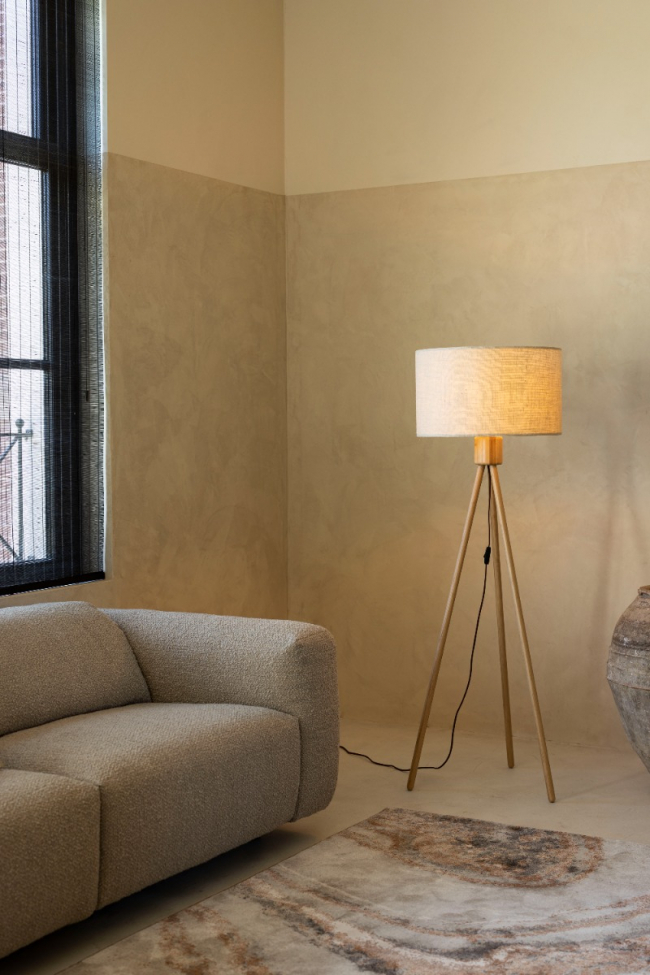 Vloerlamp 'Bamboo' - Natuurlijk