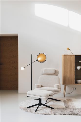 Vloerlamp 'Sirius' - Zwart