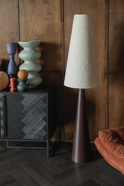 Vloerlamp 'Miki' 41x41 - Beige
