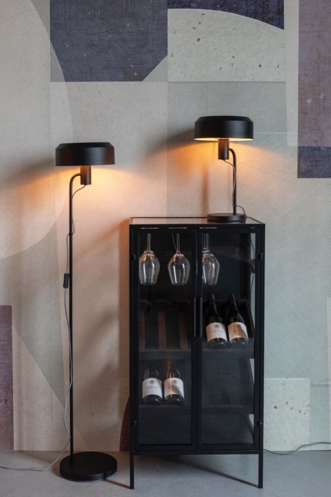 Lamp 'Landon' - Zwart