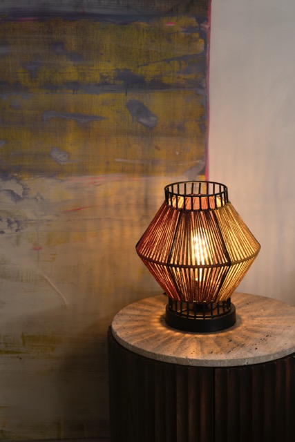 Tafellamp 'Rope' 30x30 - Multikleur