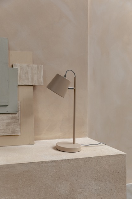 Tafellamp 'Buckle' 25x25 - Beige