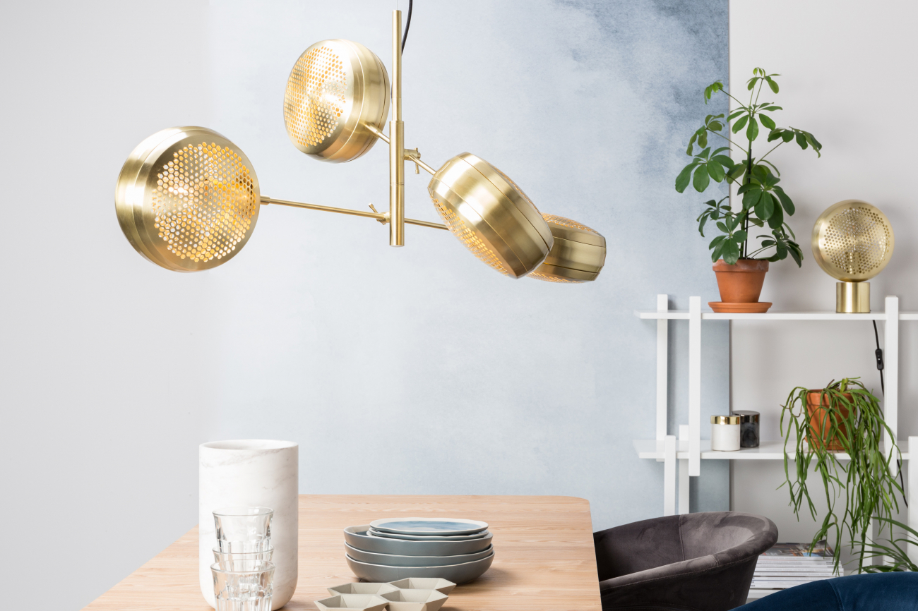 Plafondlamp 'Multi' - Messing
