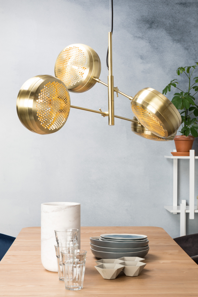Plafondlamp 'Multi' - Messing