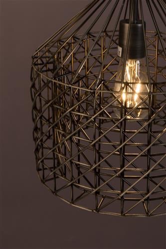 Plafondlamp 'Jim Wide' - Zilver