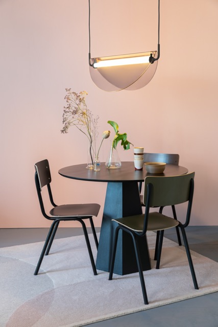 Plafondlamp 'Rani' 22x74 - Zwart
