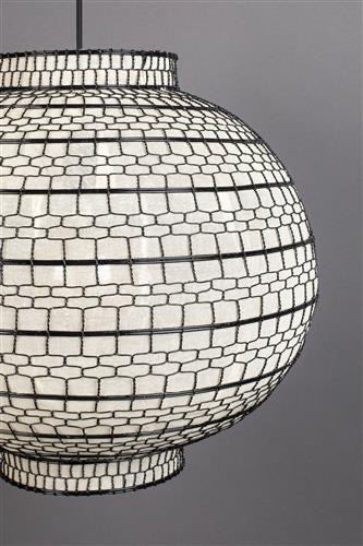 Ronde Plafondlamp 'Ming 45' - Wit