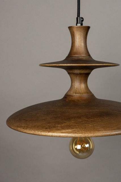 Plafondlamp 'Cath' 34x34 - Bruin