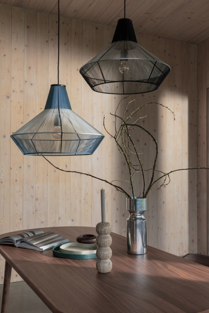 Plafondlamp 'Fairy' 55x55 - Blauw
