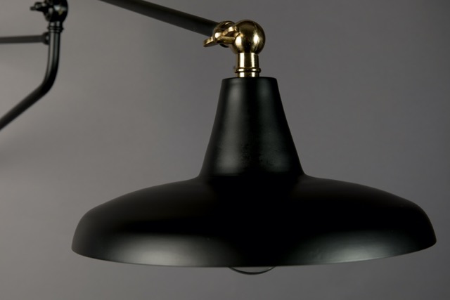 Wandlamp 'Hector' 26x93 - Zwart