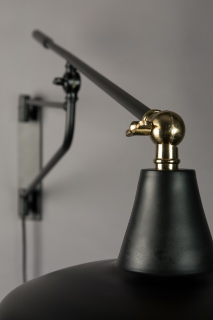 Wandlamp 'Hector' 26x93 - Zwart