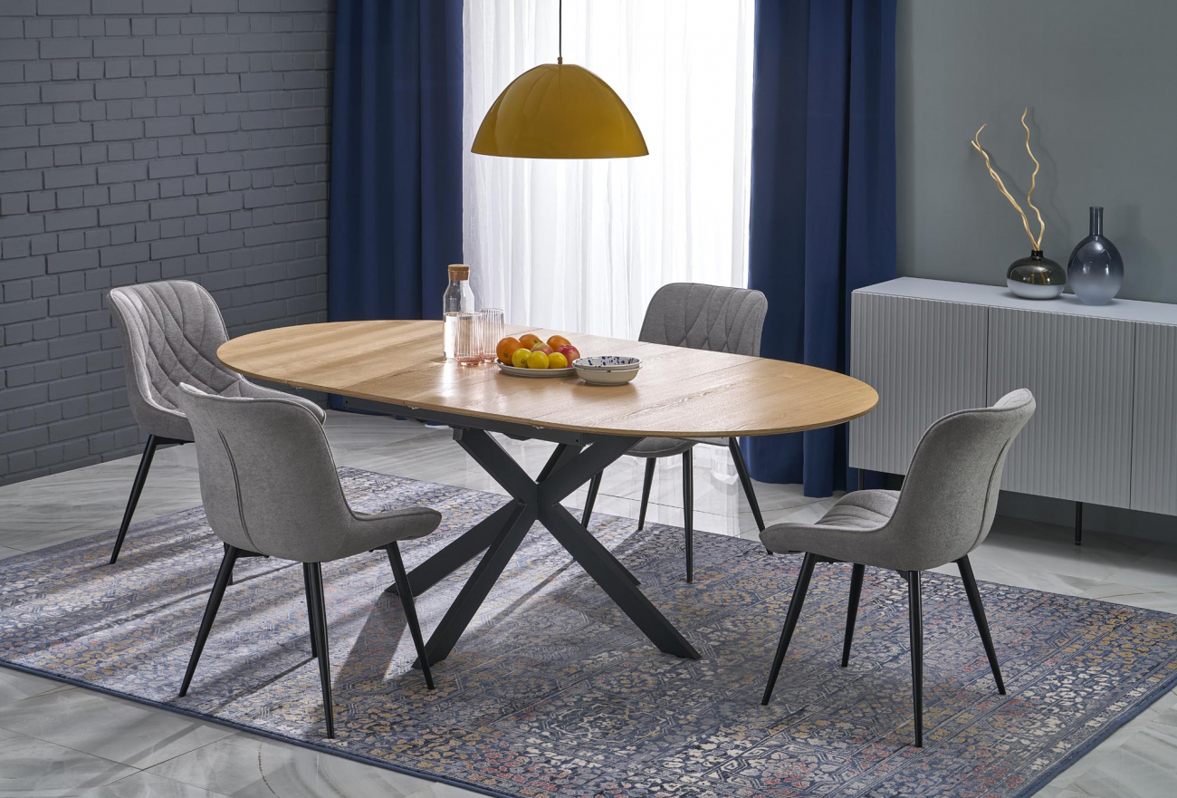 Eettafel 'Acord' 120-200cm - Natuur