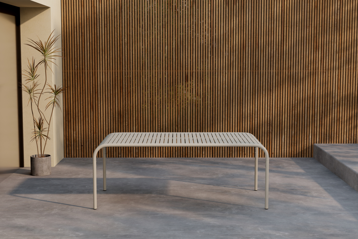 Tuin tafel 'Pego' 200x100cm - Beige