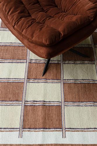 Vloerkleed 'Gambit' 200x300 - Bruin