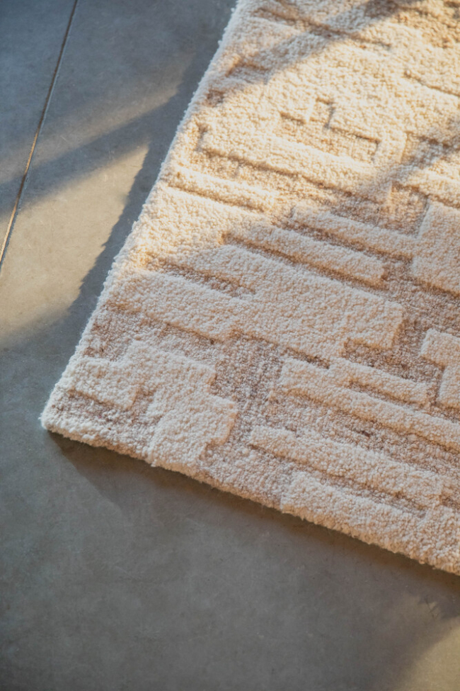 Tapijt 'Hills' 200x300cm - Beige
