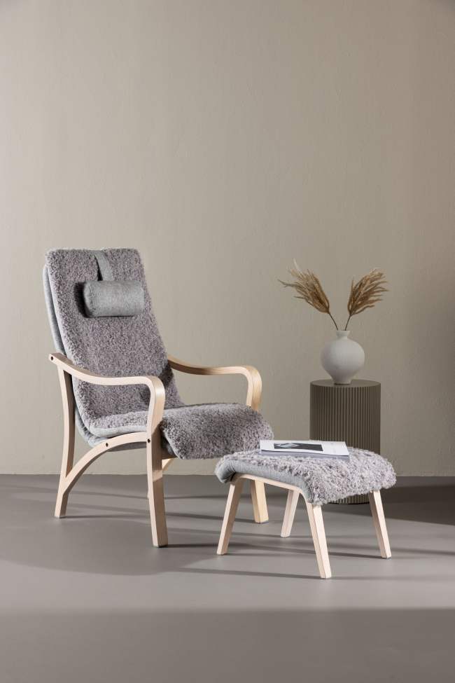Fauteuil 'Faro' - Lichtgrijs