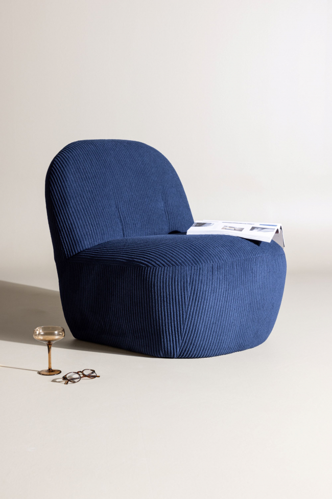 Fauteuil 'Vinterro' - Blauw