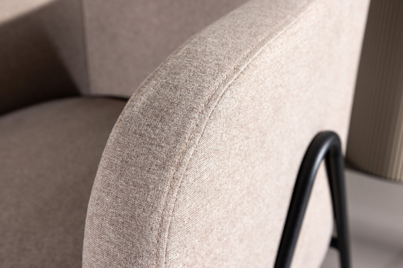 Fauteuil 'Figueres' - Beige