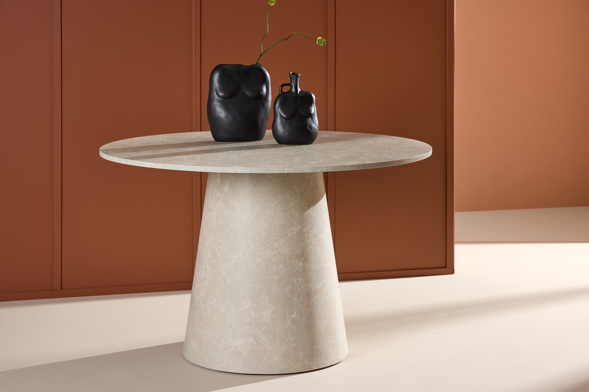 Eettafel 'Lanzo' 120x75cm - Beige