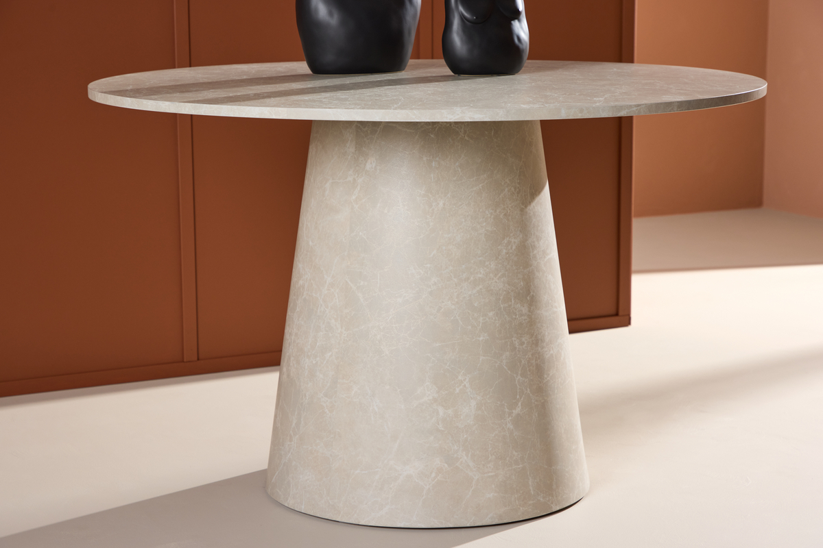 Eettafel 'Lanzo' 120x75cm - Beige