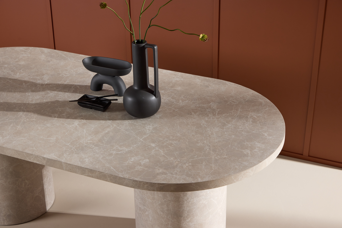 Eettafel 'Narvik' 100x200cm - Beige