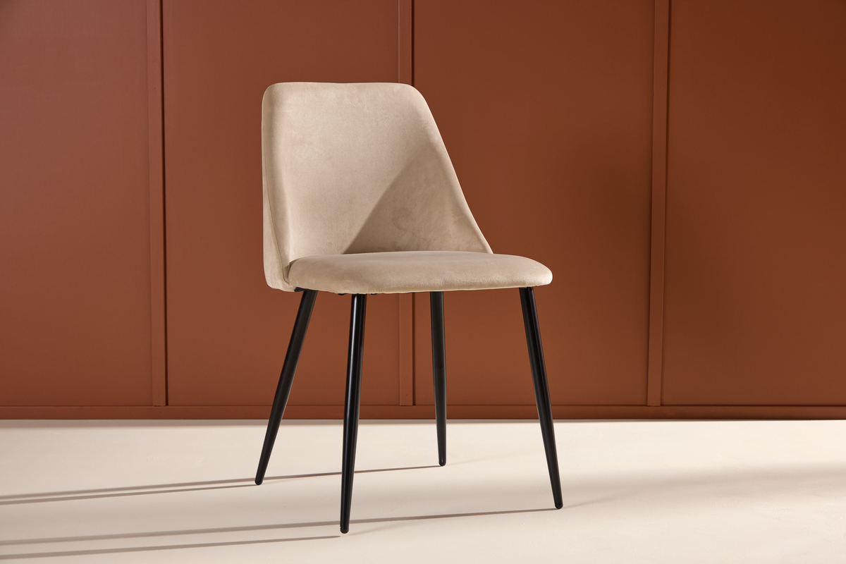 Stoel 'Night' - Beige/Zwart