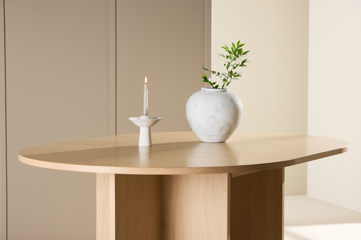 Eettafel 'Strada' 170x74cm - Witgepigmenteerd