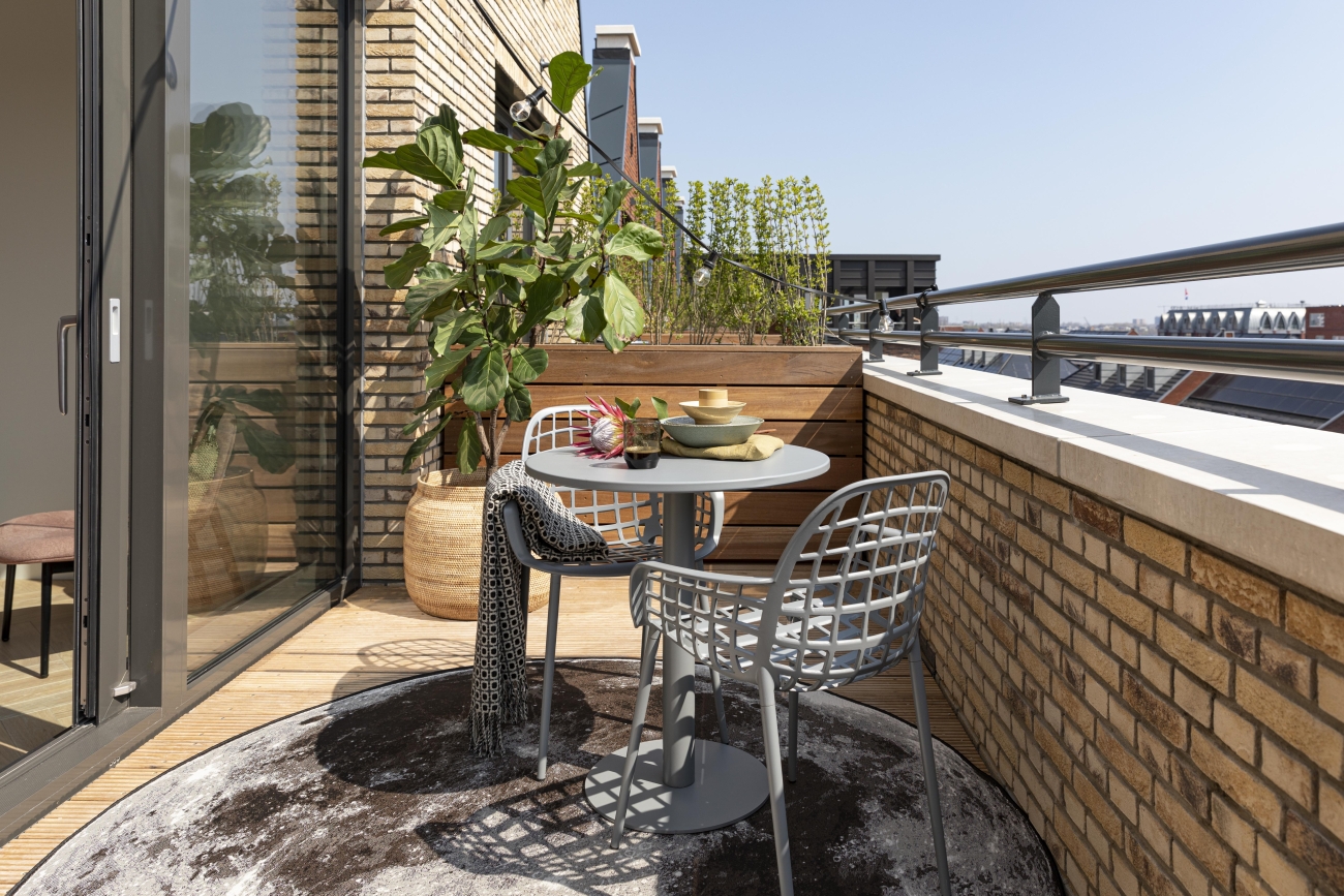 Vloerkleed 'Moon Outdoor' 280cm - Grijs