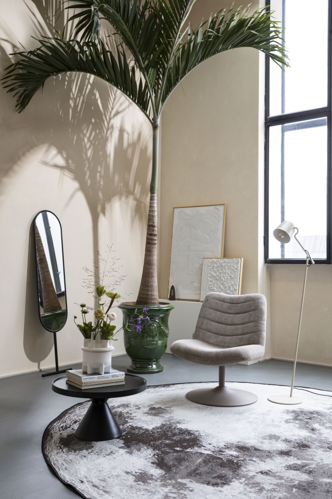 Vloerkleed 'Moon Outdoor' 200cm - Grijs