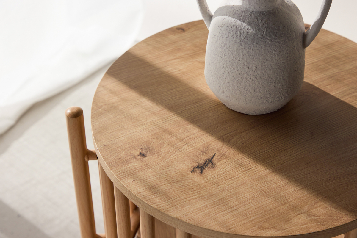 Bijzettafel 'Runvik' 45cm - Natuurlijk