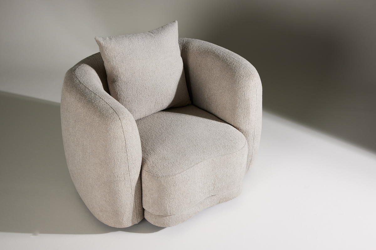 Fauteuil 'Thira' - Beige