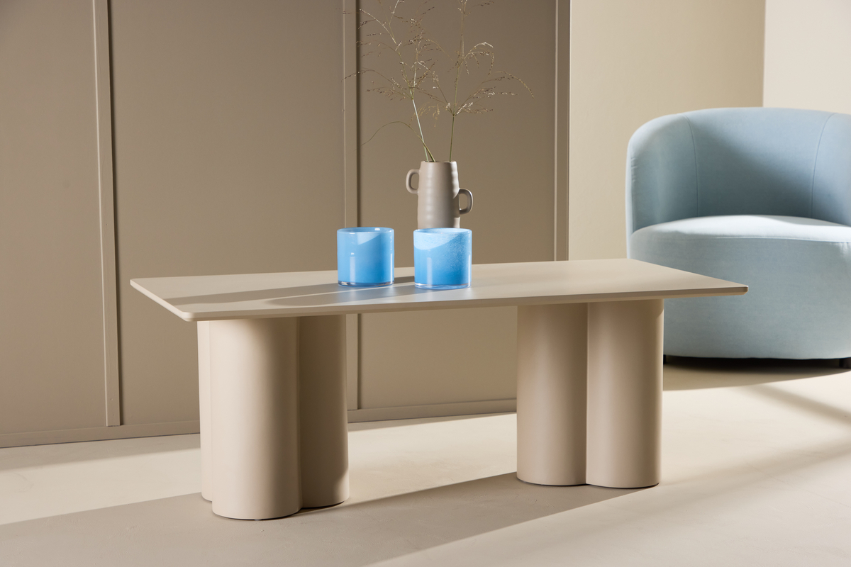 Salontafel 'Olivia' 120x60cm - Beige