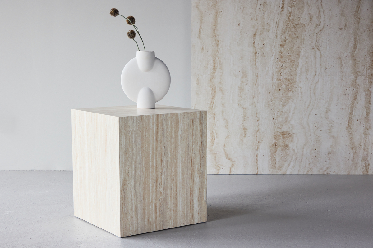Salontafel 'Myrsjö' 40x40cm - Beige