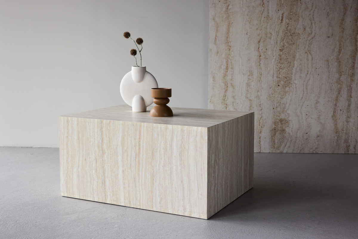 Salontafel 'Myrsjö' 80x60cm - Beige