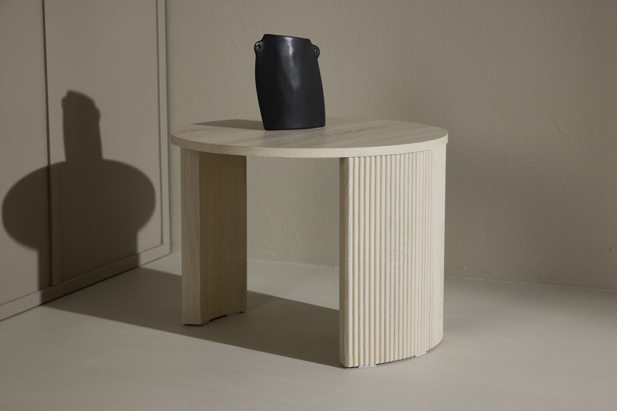 Salontafel 'Bristol' 60x45cm - Witgepigmenteerd
