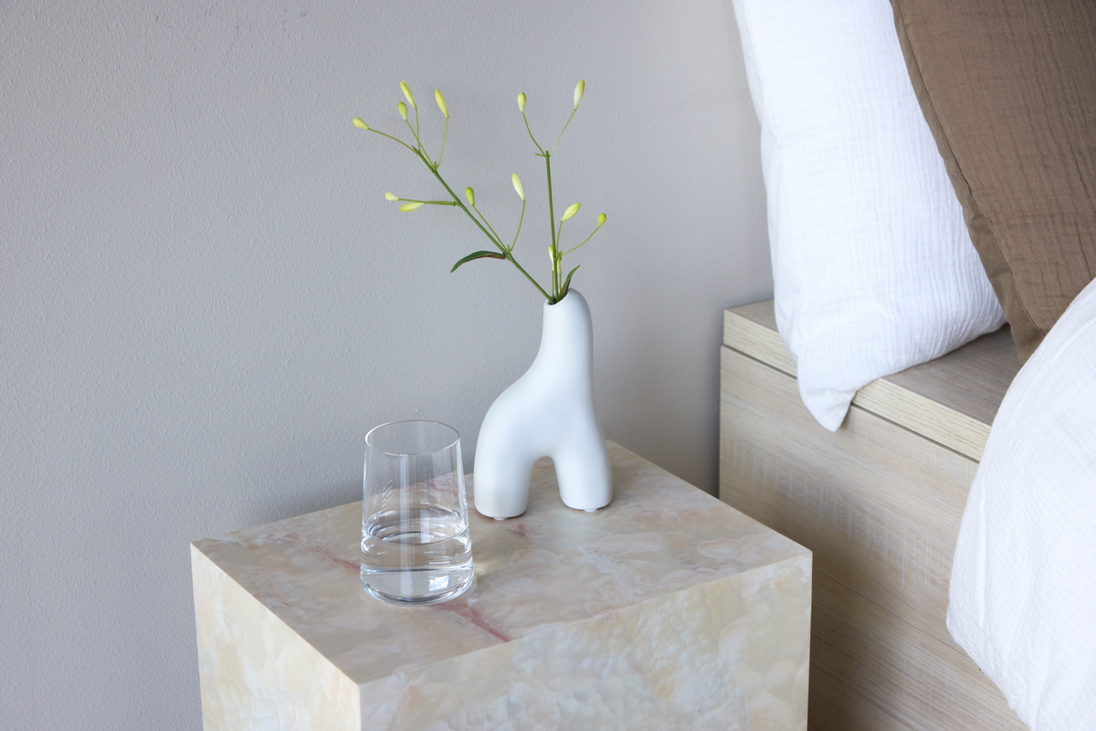 Bijzettafel 'Eira' 35x25cm - Beige