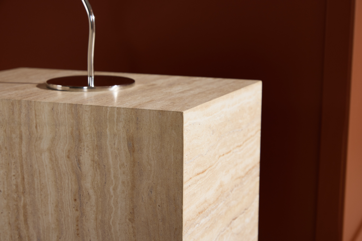 Bijzettafel 'York' 35x25cm - Beige