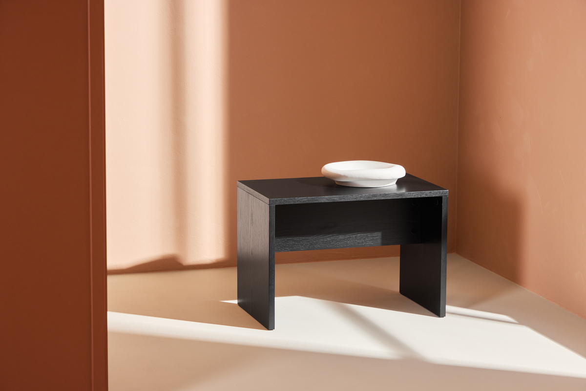 Salontafel 'Juni' 58x35cm - Zwart