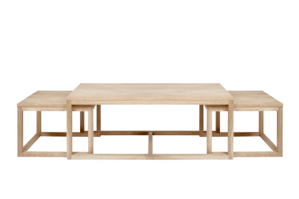 Salontafel 'Makarska' 3 delen - Natuurlijk