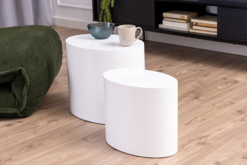 Salontafel 'Ponza' 2 delen - Wit