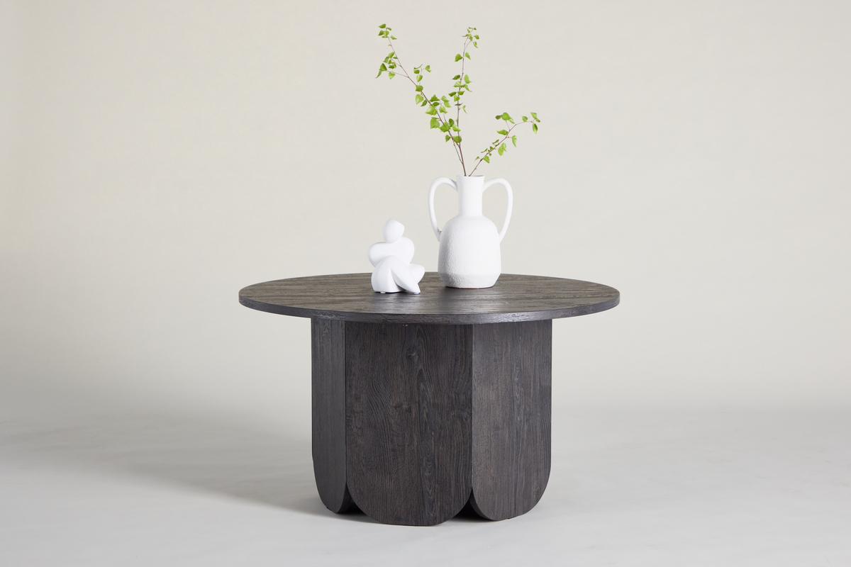 Salontafel 'Björkvik' Rond 80cm - Zwart