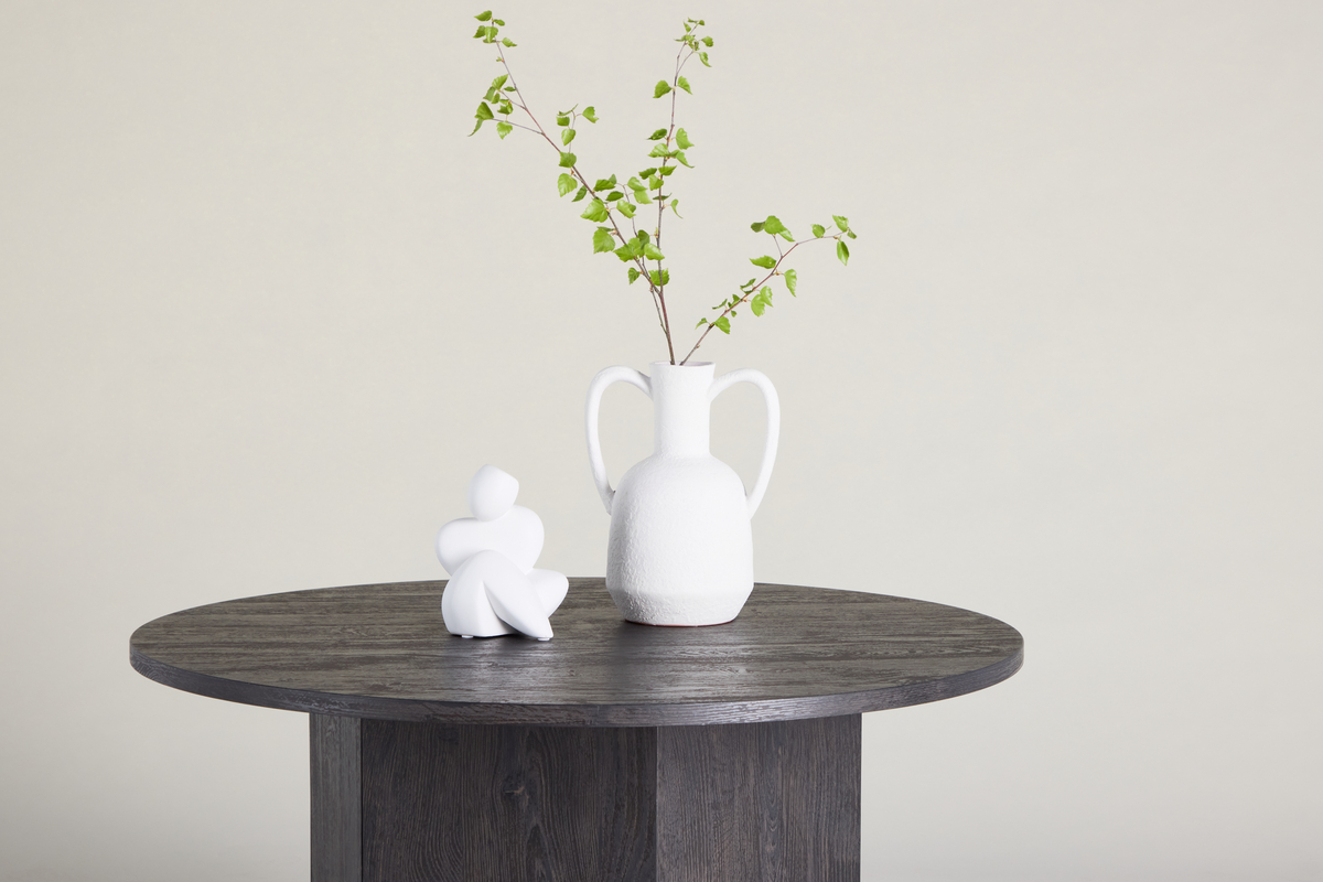 Salontafel 'Björkvik' Rond 80cm - Zwart