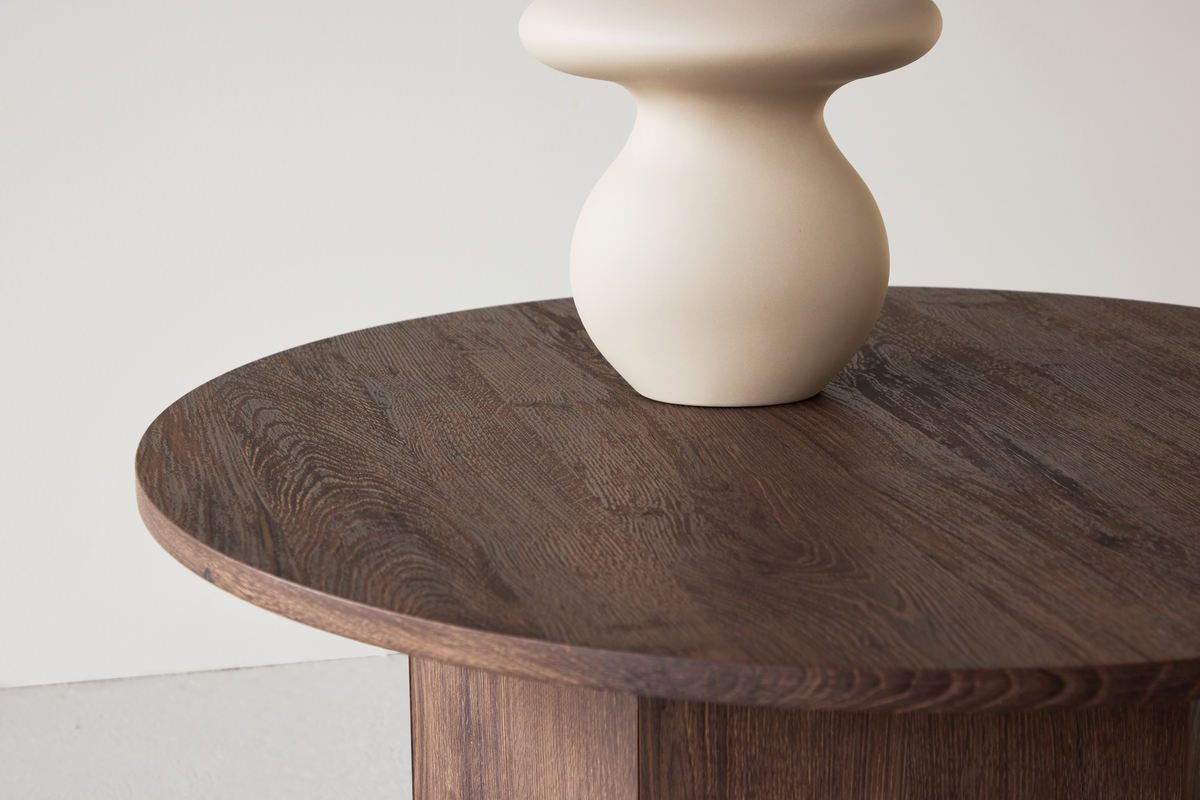 Salontafel 'Björkvik' Rond 80cm - Suède