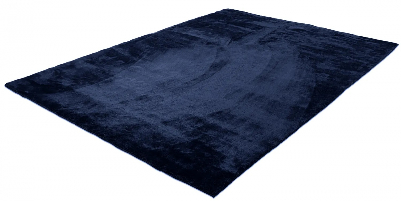 Vloerkleed 'Aranga Super Soft' 140x200cm - Donkerblauw